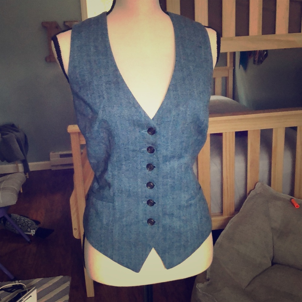 Cashmere & Wool, Silk Lined Suit Vest.